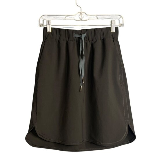 Lululemon On The Fly Skirt Size 4 Black - Picture 8 of 8